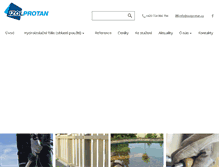 Tablet Screenshot of izolprotan.cz